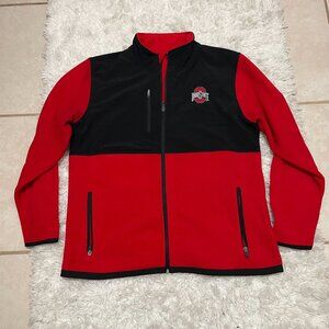 CAMPUS CLASSICS Scarlet Series Ohio State Buckeyes Mens Large Red Black Sweater